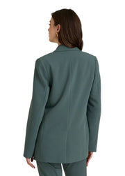 Women's Relaxed Single-Button Tailored Blazer