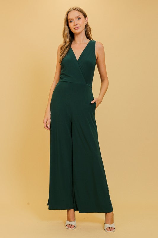 SOLD OUT- Everlast Surplice Jumpsuit (MORE COLORS)